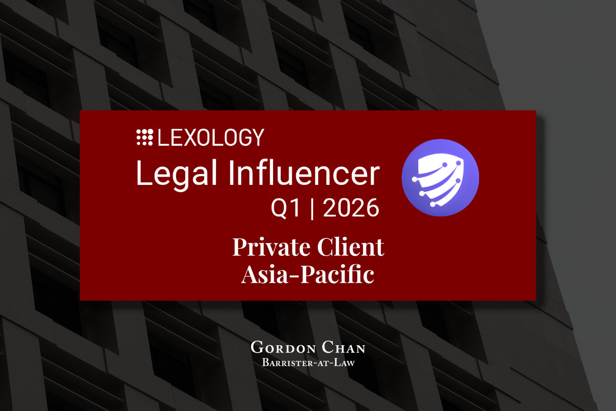 Recognition as Lexology Legal Influencer in Private Client